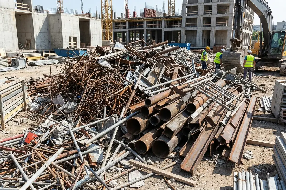 Hurda sahası genel görünüm